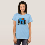 T-shirt Chats au soleil (Devant entier)