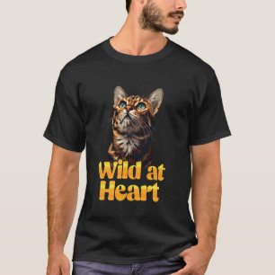 T-shirt Chats Bengalis SAUVAGES DE NATURE Propriétaires de