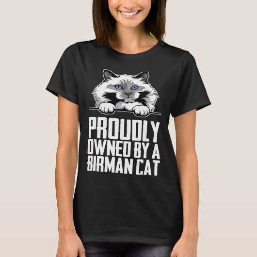 T-shirt chats Birmans  chaton Birman  mère Birmane (Devant)