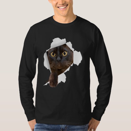 T-shirt Chats birmans Torn Cloth Kitten (Devant)