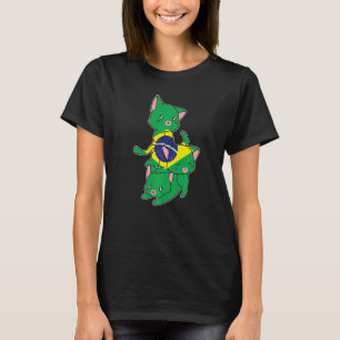 T-shirt Chats Brésil Brésil Brésilien