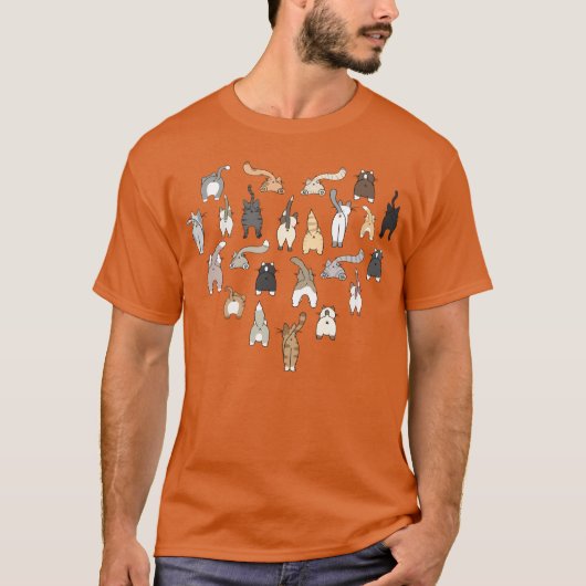 T-shirt Chats Buttaholy Funny Chat Butt Crazy Chat Cadeaux (Devant)