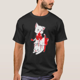 T-shirt Chats Canada Canadiens Canada