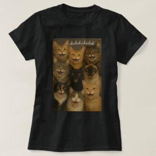 T-shirt Chats caquetant, gazouillant, ekekek