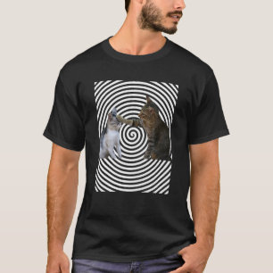 T-shirt Chats Chat Minou Chat Domestique Psychokinésie Hyp