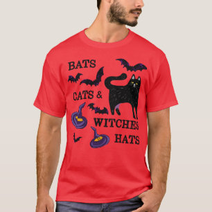 T-shirt Chats chauves Casquettes sorciers