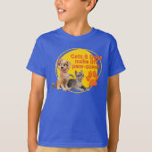 T-shirt Chats & Chiens Font De La Vie Paw-some ! (Devant)