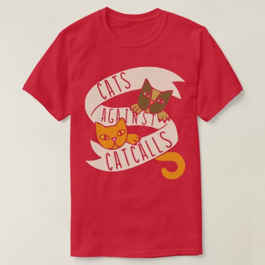 T-shirt Chats contre les catalogues3 (Design devant)