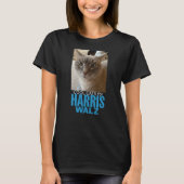 T-shirt Chats cool pour Harris/Walz- noir t (Devant)