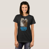 T-shirt Chats cool pour Harris/Walz- noir t (Devant entier)
