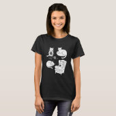 T-shirt Chats Coquets (Devant entier)