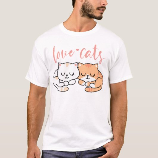 T-shirt Chats couchants 1 (Devant)