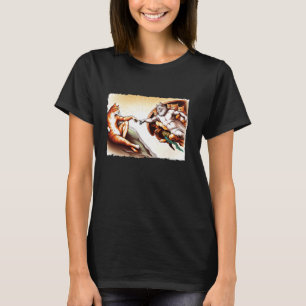 T-shirt Chats Création Peinture Parodie Reimaginés Kitty C