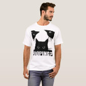 T-shirt Chats curieux (Devant entier)