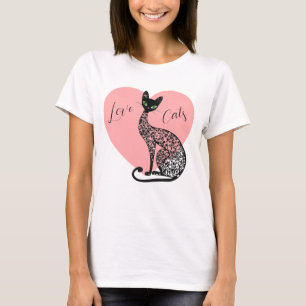 T-shirt Chats d'amour 