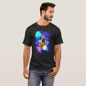 T-shirt Chats dans l'espace (Devant entier)