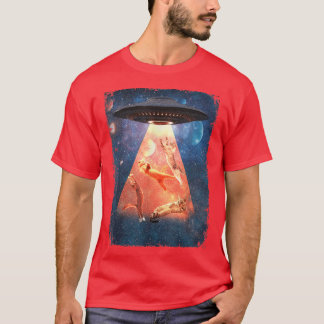 T-shirt Chats Dans L'Espace - Astral Cosmique OVNI Astrona