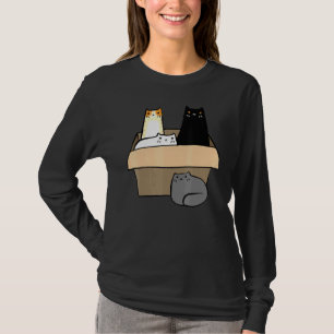 T-shirt Chats Dans Une Boîte