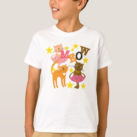 T-shirt Chats dansants (Devant)