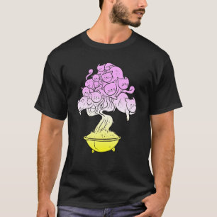 T-shirt Chats d'arbre Bonsaï Chat Vintage