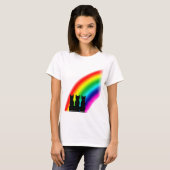 T-shirt Chats d'arc-en-ciel (Devant entier)