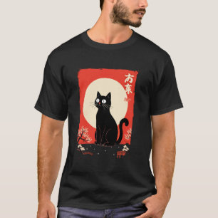 T-shirt Chats d'art japonais Kawaii Chat Style Japon Ceris