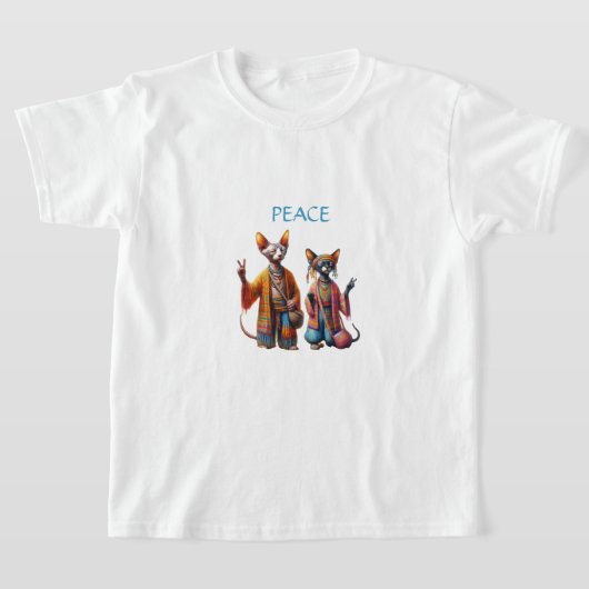 T-shirt Chats de Bohême Sphynx (Poser)