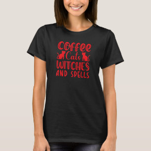 T-shirt Chats de café sorcières et sorts