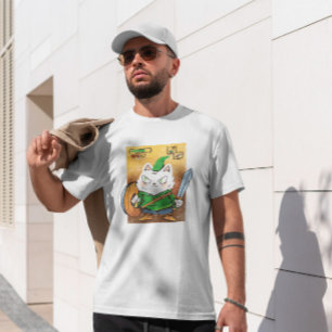 T-shirt Chats De Cartographie En Scooters
