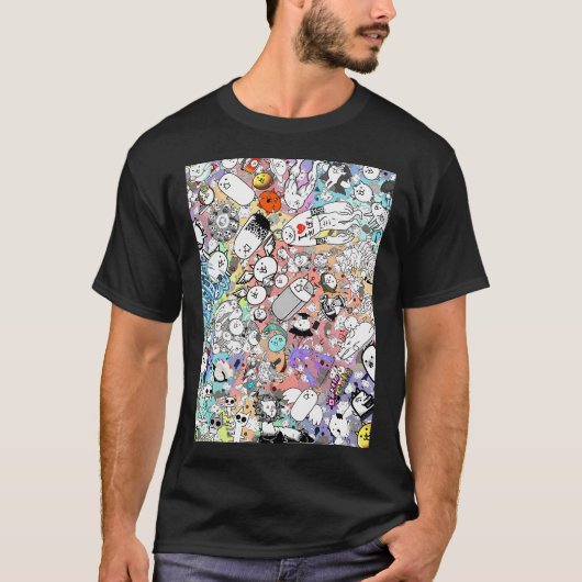 T-shirt Chats de combat (Devant)