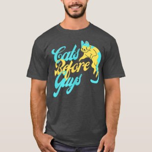 T-SHIRT CHATS DE FEMMES AVANT LES GARS