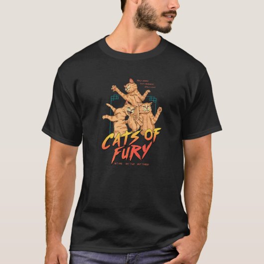 T-shirt Chats de Fureur (Devant)