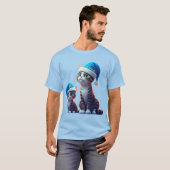 T-shirt Chats de Hanoukka (Devant entier)