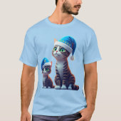 T-shirt Chats de Hanoukka (Devant)