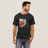 T-shirt Chats de karaté mignons (Devant entier)