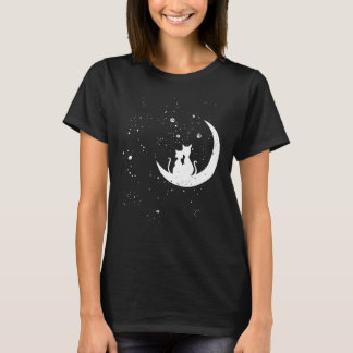 T-shirt Chats de lune à croissant