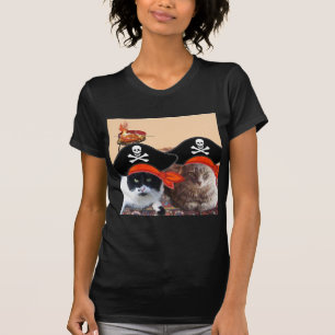 T-shirt CHATS de PIRATE, entretien comme un jour de pirate