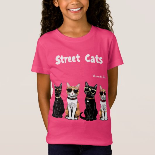 T-Shirt Chats de rue (Devant)