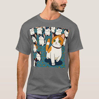 T-shirt Chats de rue adorables et joyeux chats amusants