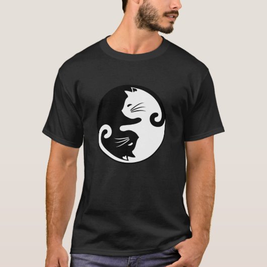 T-shirt Chats de Yin yang (Devant)