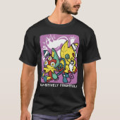 T-shirt Chats déplaisants Halloween Art : Paw-sitly Fright (Devant)