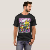 T-shirt Chats déplaisants Halloween Art : Paw-sitly Fright (Devant entier)