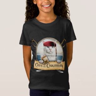 T-Shirt Chats des Caraïbes - Chat blanc mignon pour Noël