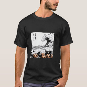 T-shirt Chats d'Halloween Sinister dans la chemise d'art d