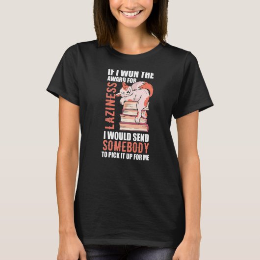 T-shirt Chats Dit Lazy Dit Grumpy 16 (Devant)