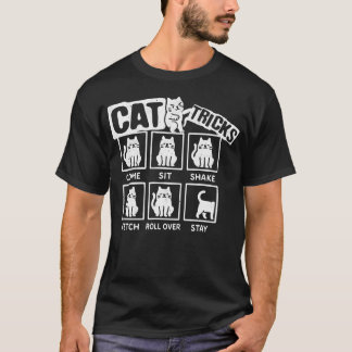 T-shirt Chats Drôles de Tours de Chats Minous