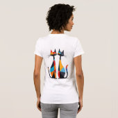 T-shirt Chats en amour (Dos entier)