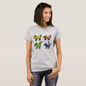 T-shirt Chats En Chaussures (Devant entier)
