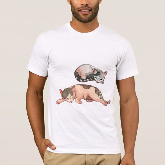 T-shirt Chats endormis (Devant)