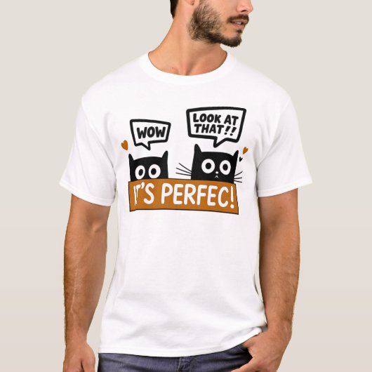 T-shirt chats espions (Devant)